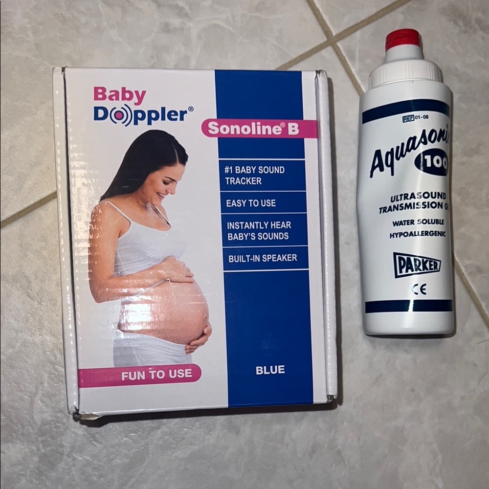 Baby Doppler Sonoline B with Aquasonic Gel
